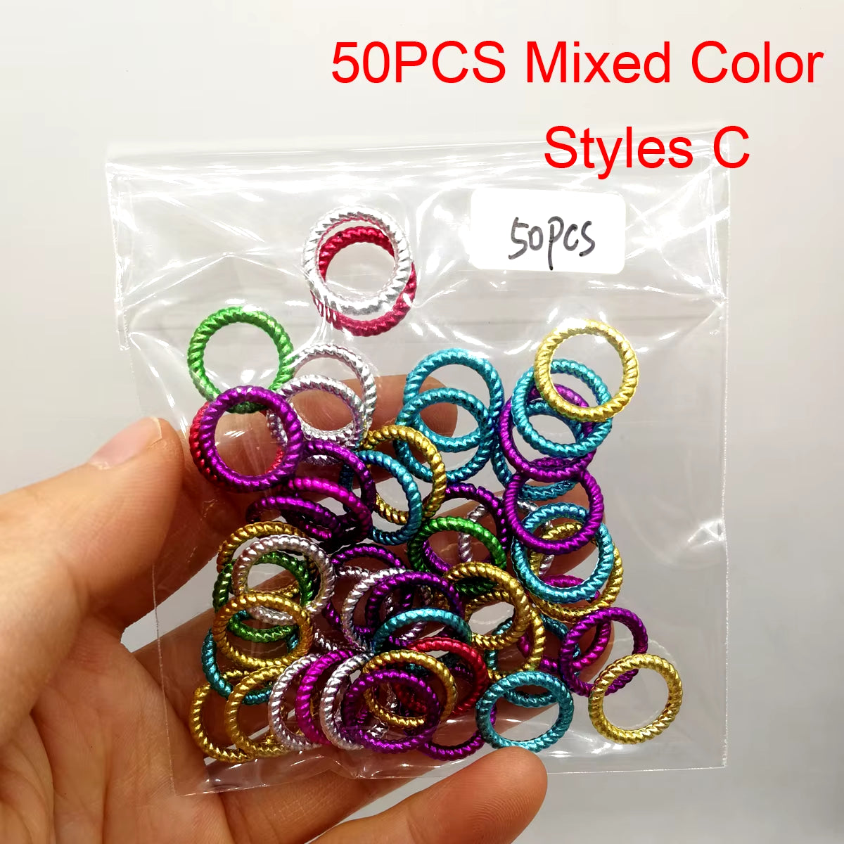 5Pcs Golden Viking Spiral Charms Hair Tubes Braid Dread Dreadlock Beads Clips Cuffs Rings Hair Accessories Woman