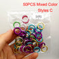 5Pcs Golden Viking Spiral Charms Hair Tubes Braid Dread Dreadlock Beads Clips Cuffs Rings Hair Accessories Woman