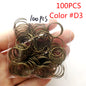 5Pcs Golden Viking Spiral Charms Hair Tubes Braid Dread Dreadlock Beads Clips Cuffs Rings Hair Accessories Woman